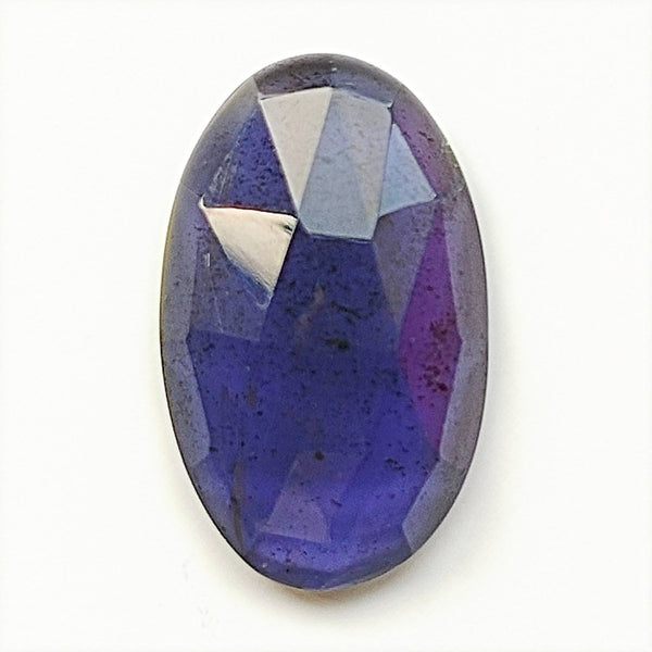 Iolite 20x12mm Oval Rose Cut Gemstone