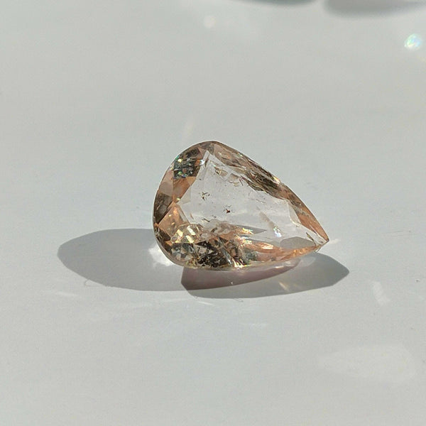 Morganite 9.9x7.6mm Pear Cut Faceted Gemstones