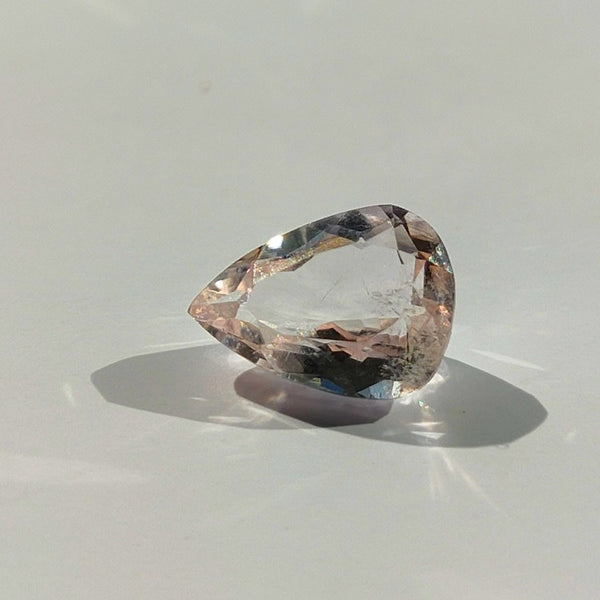 Morganite 9.7x7.2mm Pear  Cut Faceted Gemstones