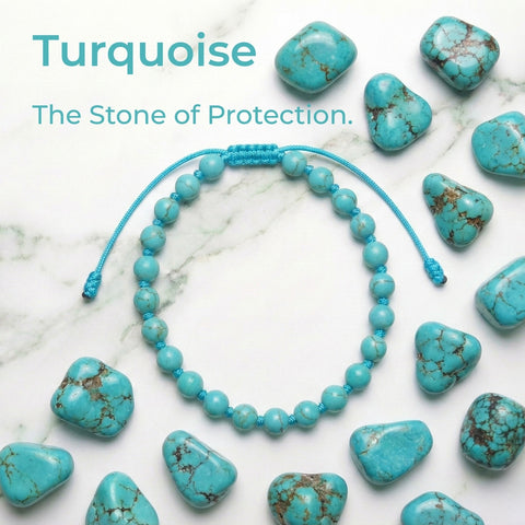 Turquoise Hand-Knotted Bracelet | The Master Healer